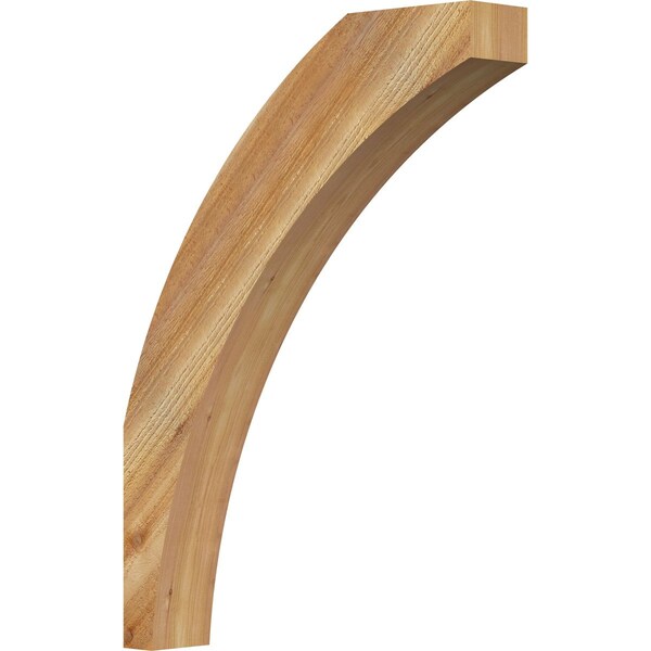 Ekena Millwork 4"W x 22"D x 30"H Thorton Rough Sawn Knee Brace, Western Red Cedar BRC04X22X30THR00RWR - main
